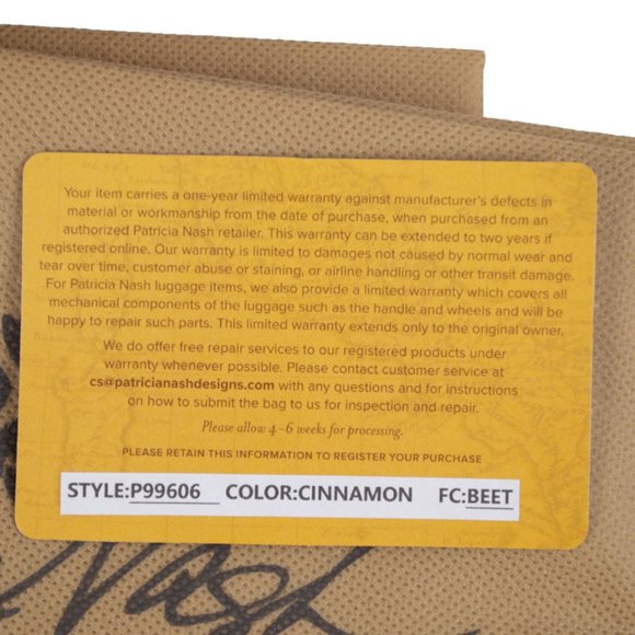 Patricia Nash Convertible Leather Mallory Tote - Picture 13 of 14